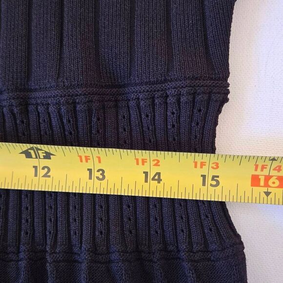 NWT Merokeety Womens Knit Sleeveless Fit And Flare Sweater Dress Black XL - Picture 11 of 13